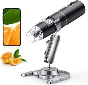 Digital Microscope,  50X-1000X Magnification WiFi Portable Handheld Microscopes with Adjustable Stand  USB Microscope Camera Compatible with  Android iPad Windows  Computer