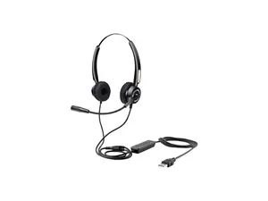 Movee: USB Headset W/ Remote On-Ear Wired 6.9' Cable
