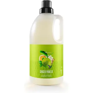 Liquid Laundry Detergent, Effective for  Fabrics And  Temperatures, Ginger Pomelo Scent, 64 Oz