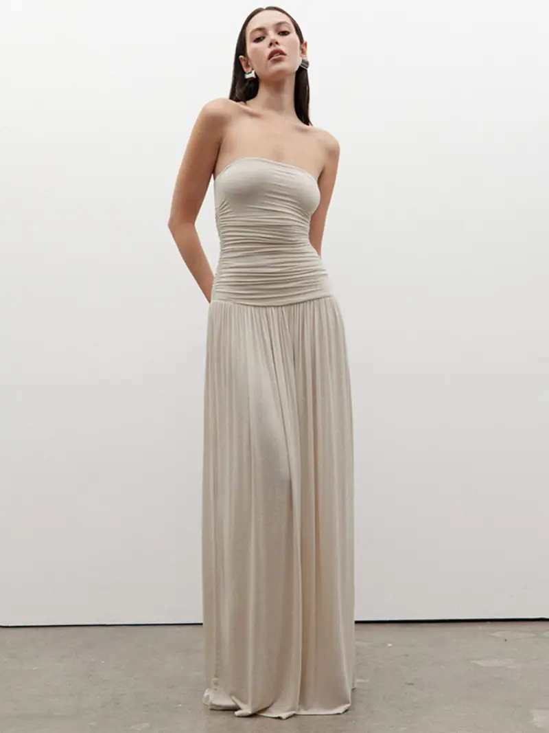strapless drop waist dress - TikTok Shop strapless drop waist dress - TikTok Shop