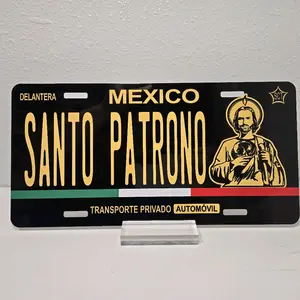 Car Plate Decorative San Judas Tadeo, Personalized Novelty Car Plate, Personalized Car License Plate San Judas Tadeo