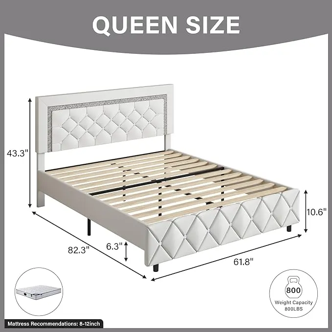 Queen Size White