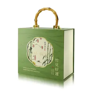 Aromatherapy gift box with a high-end feel, essential oil set, flameless aroma diffuser ornament, Chinese-style bamboo diffuser stone fragrance set