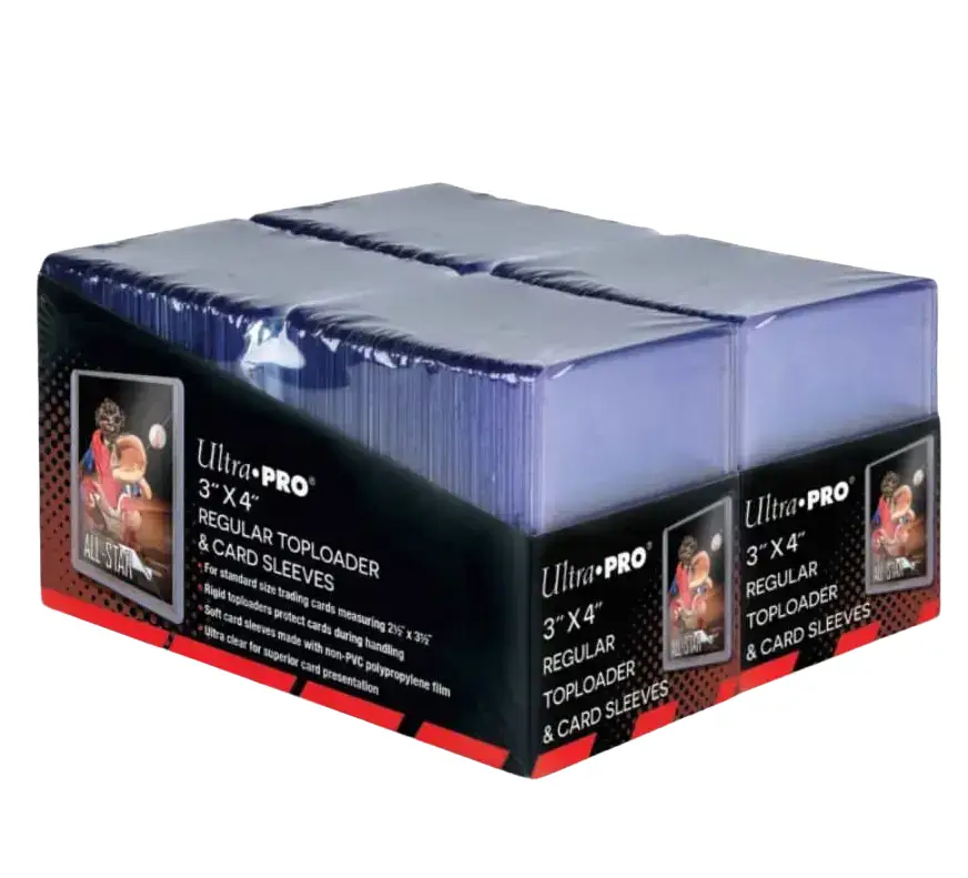 ULTRA PRO: 3" X 4" REGULAR TOPLOADER AND CARD SLEEVE COMBO (200CT)