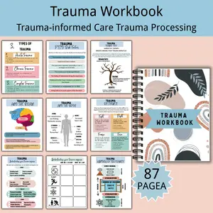 Trauma Emotional Healing Journal with Trauma Processing Worksheets, Coping Tools, Mindfulness Exercises, Anxiety Handbook, Ptsd & Stress Management Notebook