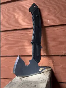 Leon Kennedy Mortal Edge Hatchet | Resident Evil Requiem Cosplay Prop Axe with Belt Holder