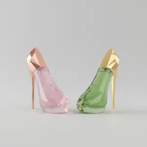2PCS 1.01Oz(30ML)Women's Premium Perfume,Elegant Stylish Pink And Green High Heels Design Bottle,Suitable For Daily Wear,Party And Gift Giving,Mixed Packaging,Multi-Purpose Use,Daily Wear Fragrance,Modern Fragrance,Chic Packaging,Elegant Floral Fragrance