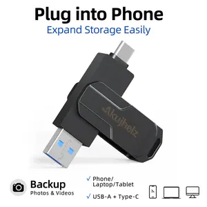 512GB USB flash drive, suitable for mobile phones, photo storage stick, thumb drive - external storage device, USB interface, best-selling product. Compatible with iPhone, Android system, USB C tablets, Pro tablets, and Mac computers. Capacity: 512GB.