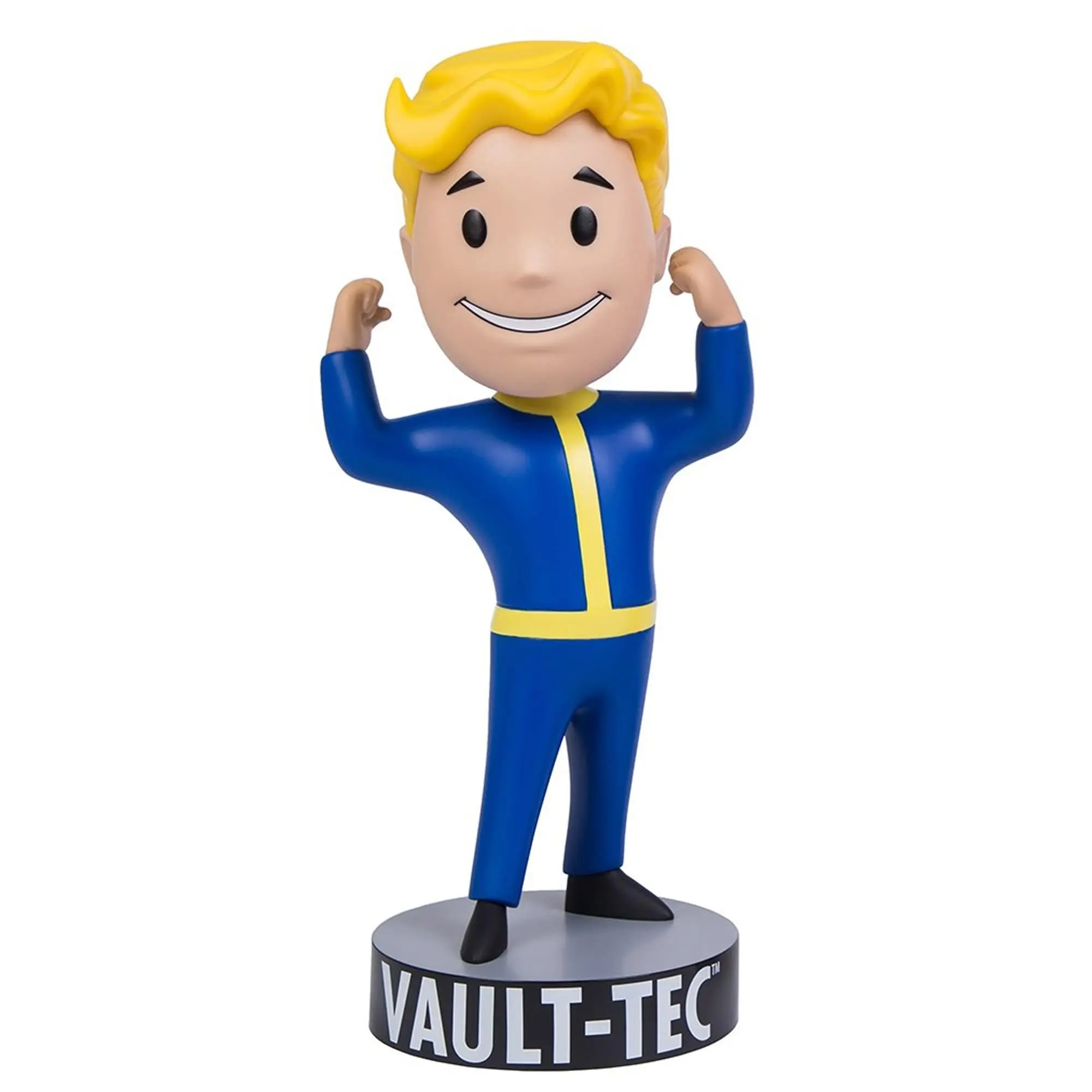 Fallout 76 Vault Boy Strength Pose 12-Inch PVC Bobblehead, Vault-Tec Gaming Heads Collectible Decor Figurine
