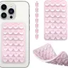 Silicone Suction Phone Case Mount 28 Strong Grip Holder Hands-Free Non-Slip Mount Double-Sided Adhesive Dash Holder for iPhone and Android Works on Glass Metal Plastic for Videos Selfies Beach Set Accessories sticky Smartphone Cellphone