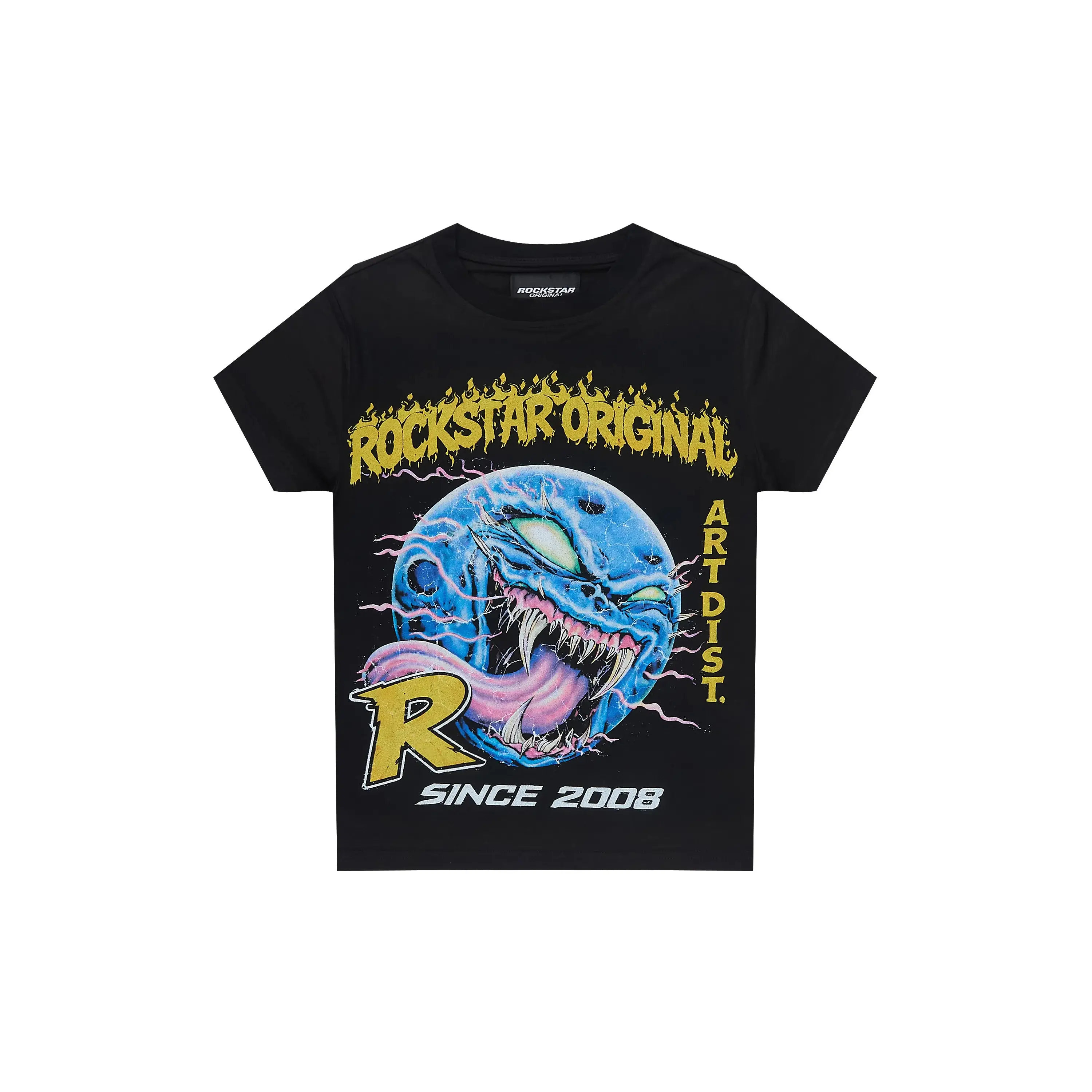 Boys Soren Black Graphic T-Shirt