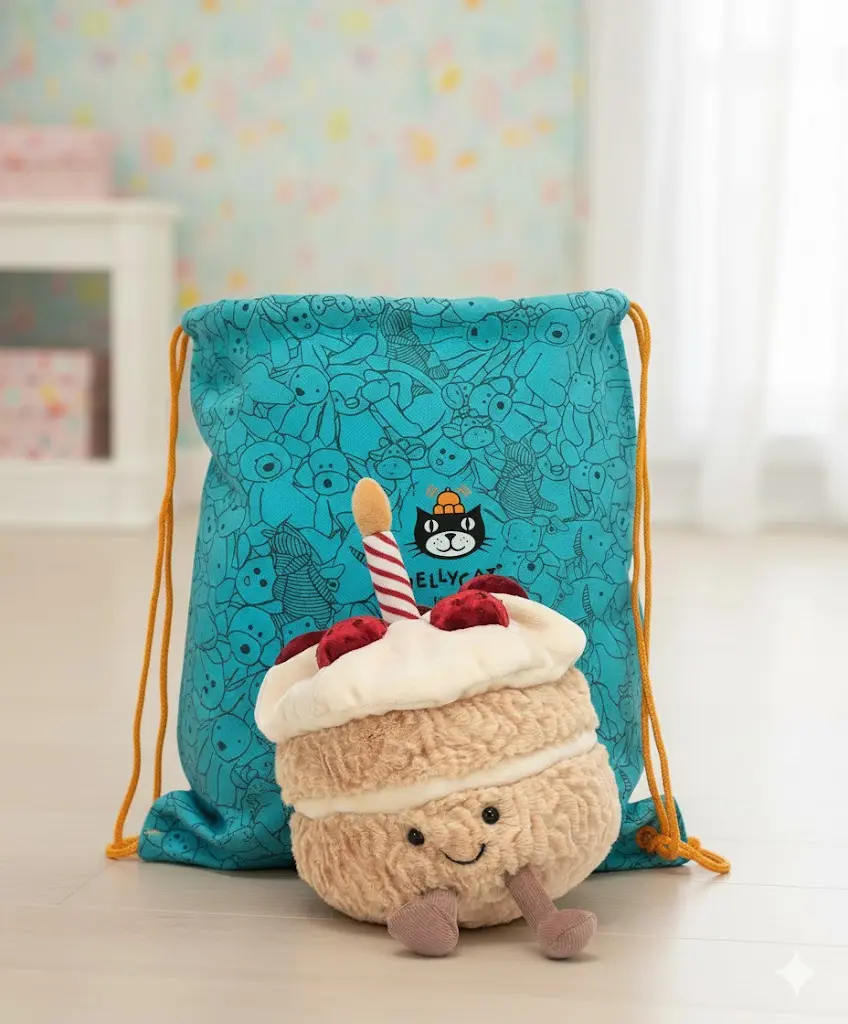 Jellycat Amuseables Cake Plush | Authentic Collectible Stuffed Animal | Viral Birthday Gift | US Stock