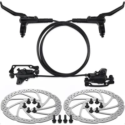 MACFOX E-Bike X1S Hydraulische Scheibenbremse Ersatzset – Bremshebel, Sättel, Schläuche & Scheiben