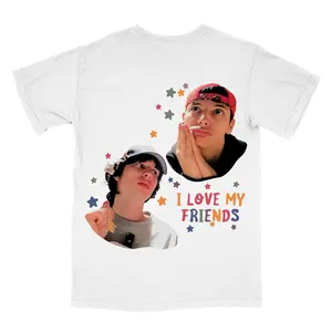 I Love My Friends Slushly Noobz Unisex Heavy Cotton Tee