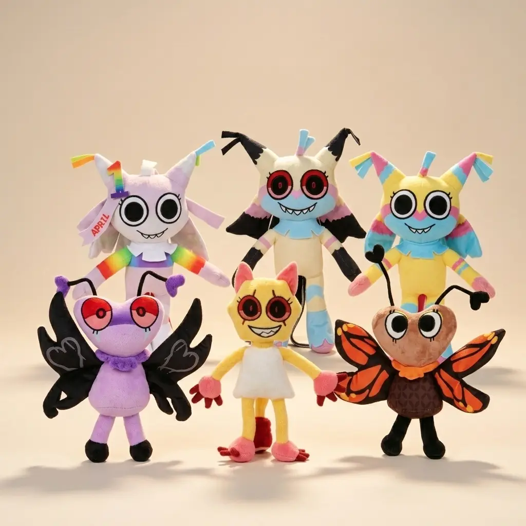 Dandy's World Designer Plush Doll High-Quality Art Plushie Cute Aesthetic Room Decor For Teens & Adults Soft Kawaii Plushie Cute Room Decor Gift Trendy Collectible Cozy Plush Doll Aesthetic Bedroom Decor Soft Toy Gift Idea Trending Plushies