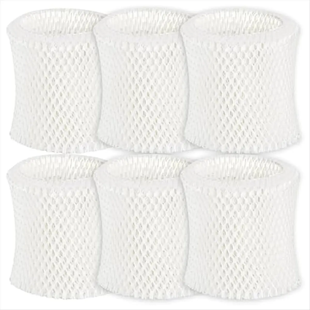 Canopy Bedside & Nursery Humidifier Replacement Filters, 6-Pack Easy-to-Replace Paper Pulp Wicking Filters for Household Appliances with Strong Filtration System