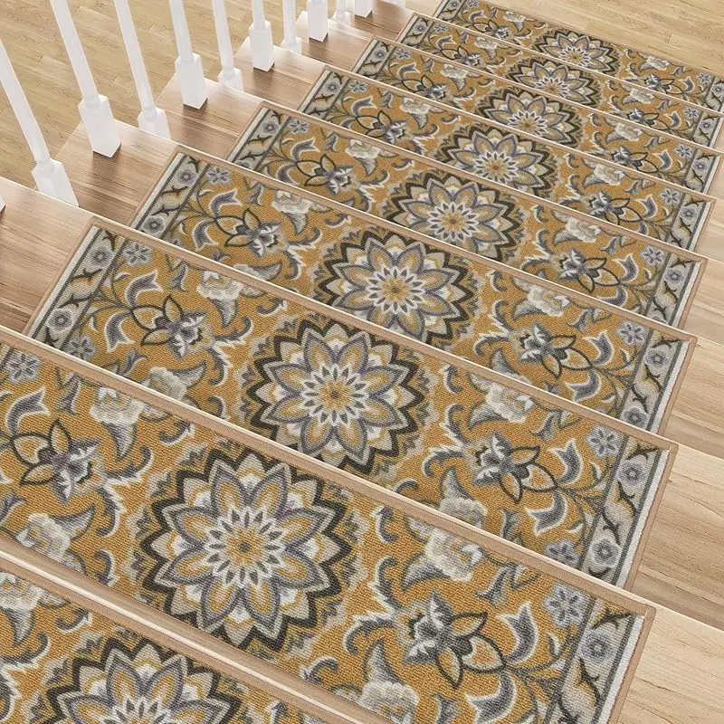 Peel and Stick Stair Treads Washable Non Slip 8x30 Inches – Great Gift for Home Safety