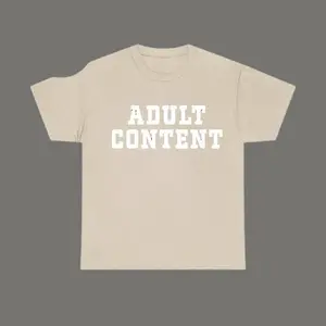 Adult Content T-shirt, Pedro Pascal Jimmy Kimmel Sweatshirt, Funny Pop Culture Hoodie, As Seen on TV Graphic Tee, Unisex Trendy Shirt