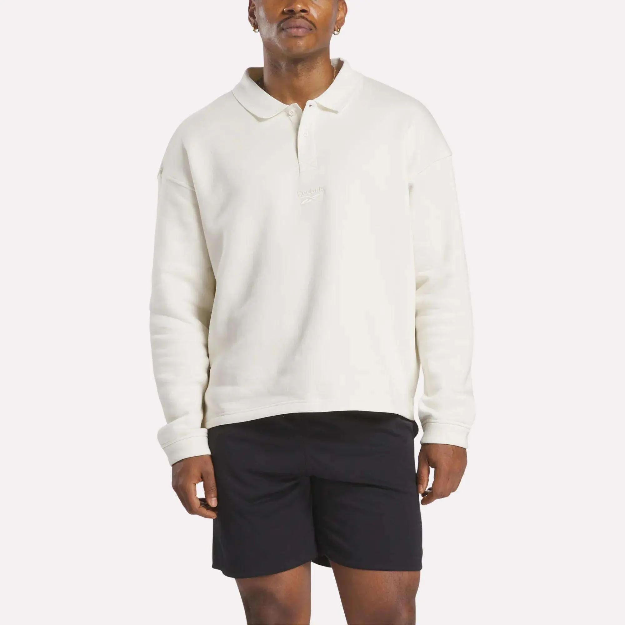 Men's Wardrobe Essentials Long Sleeve Polo Shirt