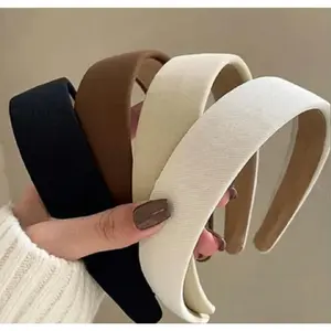 4 PCS Women's Casual Minimalist Design Hair Hoops As Gift, Trendy Minimalist Multicolor Durable Material Hair Hoops, Chic All-match Versatile Headband Head Wrap for Hairstyle Decor for Women & Girls, Chic Hair Accessories