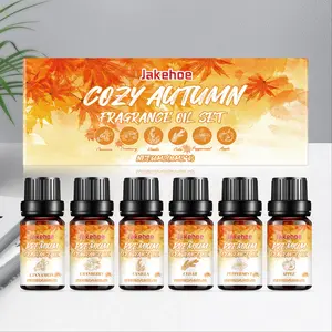 Autumn Essential Oil Set, Warm Indoor Atmosphere, Long-Lasting Fragrance, Soft Scent Diffusers, Humidifier Compatible, Scented Diffuser Oils