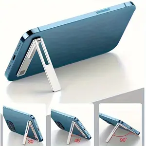 Ultra-thin Minimalist Phone Stand, Mini Adhesive Back Support, Foldable Lazy Stand And Portable