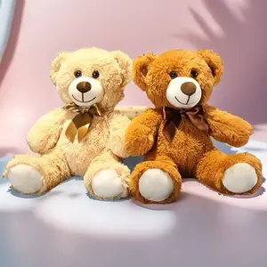 11 Inch Cute Teddy Bear Plush Toy Soft Plush Stuffed Teddy Bear Doll Kawaii Plush Toy Birthday Gift for Kids Christmas Gift New Year Gift mallow  mash pillow  toy plushie toy stuff animal toy