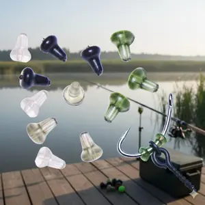 High-Strength Fishing Stopper Beads Kit | Buoyant Lure Accessories | Hook Stoppers Anti-Wear & Rust-Proof | Universal Tackle for Still Water, River, Black Pit & Wild Fishing | Versatile Multi-Method Fishing Gear