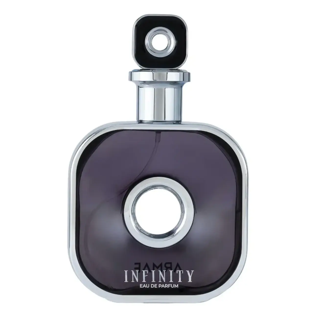 Men's Armaf Infinity Silver Eau De Parfum (EDP Perfume Spray) - 3.4 Oz, Fruity Rose Heart, Warm Cedar Base, For Adults, Regular ED, New Release