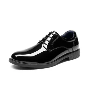 Bruno Marc Men's Dress Oxford Shoes Classic Uniform Lace Up Formal Non Slip Shoes 2.0