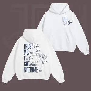 Lil Peep Trust me Shirt - Hip Hop T-Shirt - Fitted Tee - Fashion Lil Peep TShirt - Unisex Winter Fleece Lil Peep Merch, Vintage Rap Gift For Fans