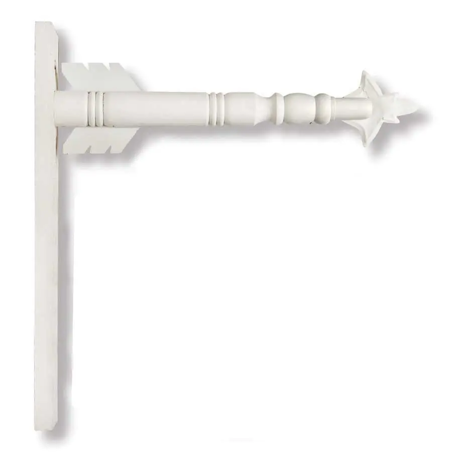 White Wood Arrow Holder