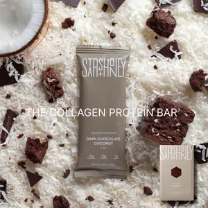 Stars + Honey | The Protein Bar – Dark Chocolate Coconut | 3 Types of Protein | All-Natural Ingredients | Gluten Free, Dairy Free, Soy Free, No Seed Oils, No Sugar Alcohols