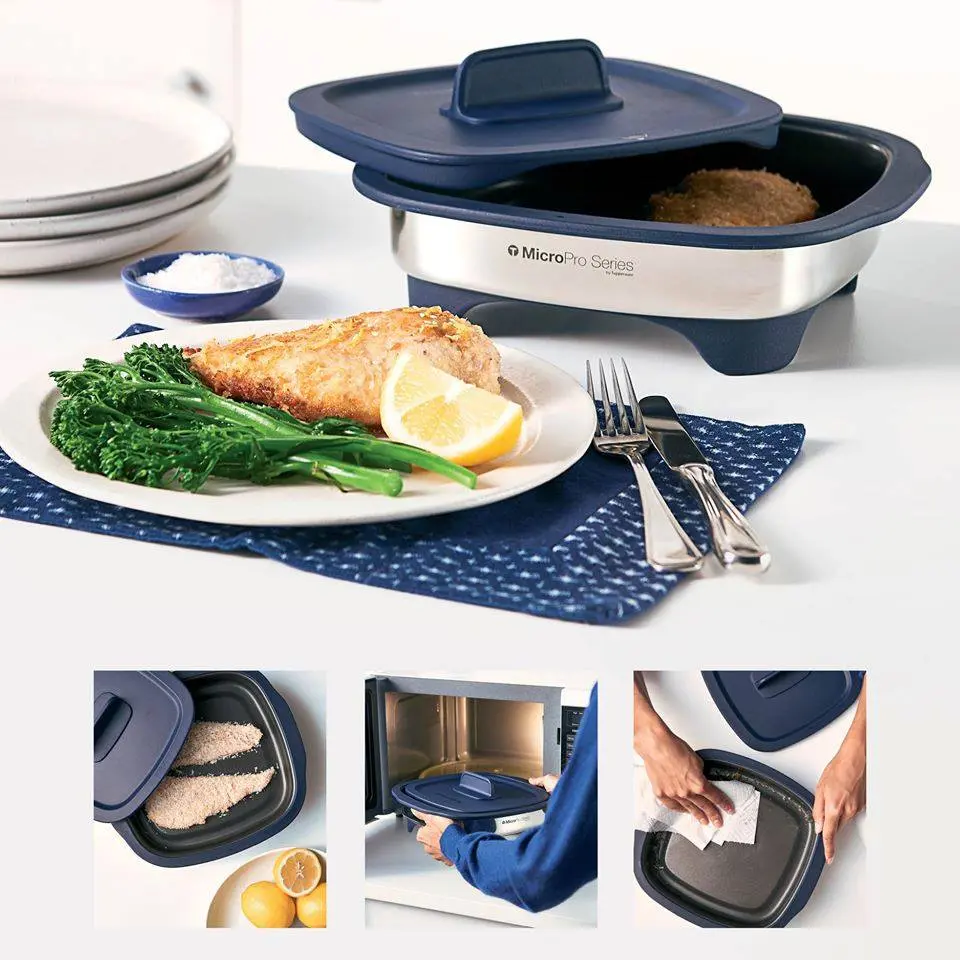 Tupperware Micropro Grill Microwave Safe - TikTok Shop
