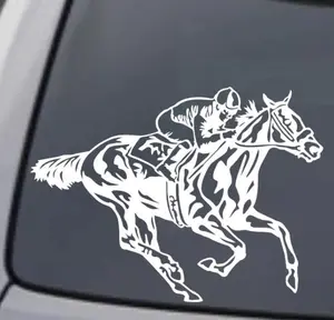 Horse Racing Vinyl Decal Sticker