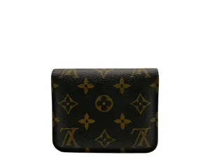 Pre-owned Louis Vuitton COATED CANVAS Small Leather Goods MONOGRAM SHORT INSOLITE CANVAS WALLET