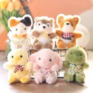 Cute and adorable puppy pendant, plush toy, little dinosaur, little yellow duck, cat, bag charm, keychain, doll ornament