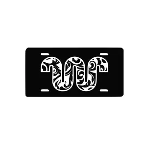 King Ranch Tooled Design License Plate for Trucks and Cars 12 x 6 Durable Corrosion Resistant Easy Install Automotive Vehicle