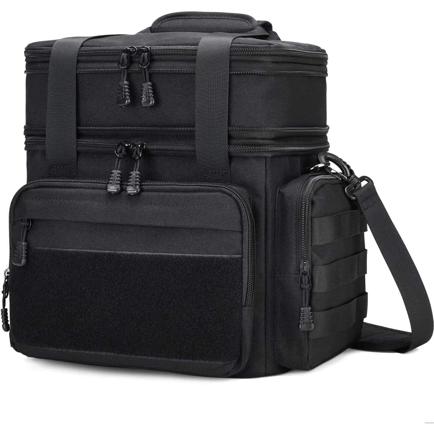 Waveports Tactical Lunch Box for Men, Insulated Lunch Bag Adult, Thermal Lunchbox Leakproof Waterproof Cooler Bag, Large Lunch Pail for Work Office Camping Travel