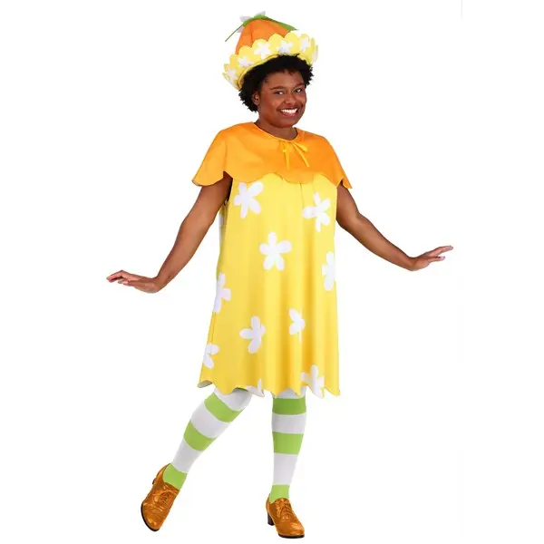 Plus Size Orange Blossom Strawberry Shortcake Costume for Women