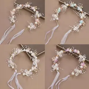 [Korean Style] Princess Flower Crown Headwear | Korean Style | Flower Crown | Hair Accessories | Wedding/Party Decor