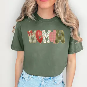 *CUSTOMIZABLE* Christmas Name Comfort Colors T-Shirt 'NLB'