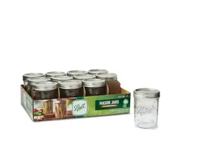 Ball Wide Mouth Pint Mason Jars - 12 Pack