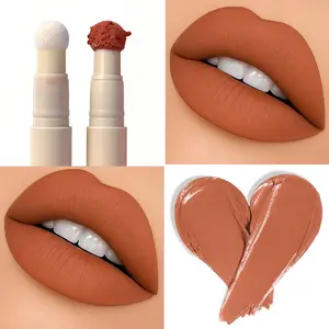 6-Piece Velvet Matte Lip Set: Long-Lasting Waterproof & Kiss-Proof Lip Crayons in Creamy Peachy Nudes - Festival & Stage Essential, Ideal Winter Valentine's Gift for Teens  lip combo   lip gloss  lip combo【2】