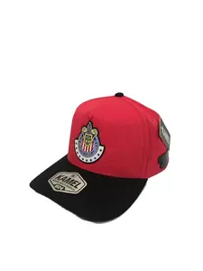 Chivas Novelty Hat, Red/Black Snapback with logo Chivas, Gorra de Chivas de Calidad, Las Chiva Hat