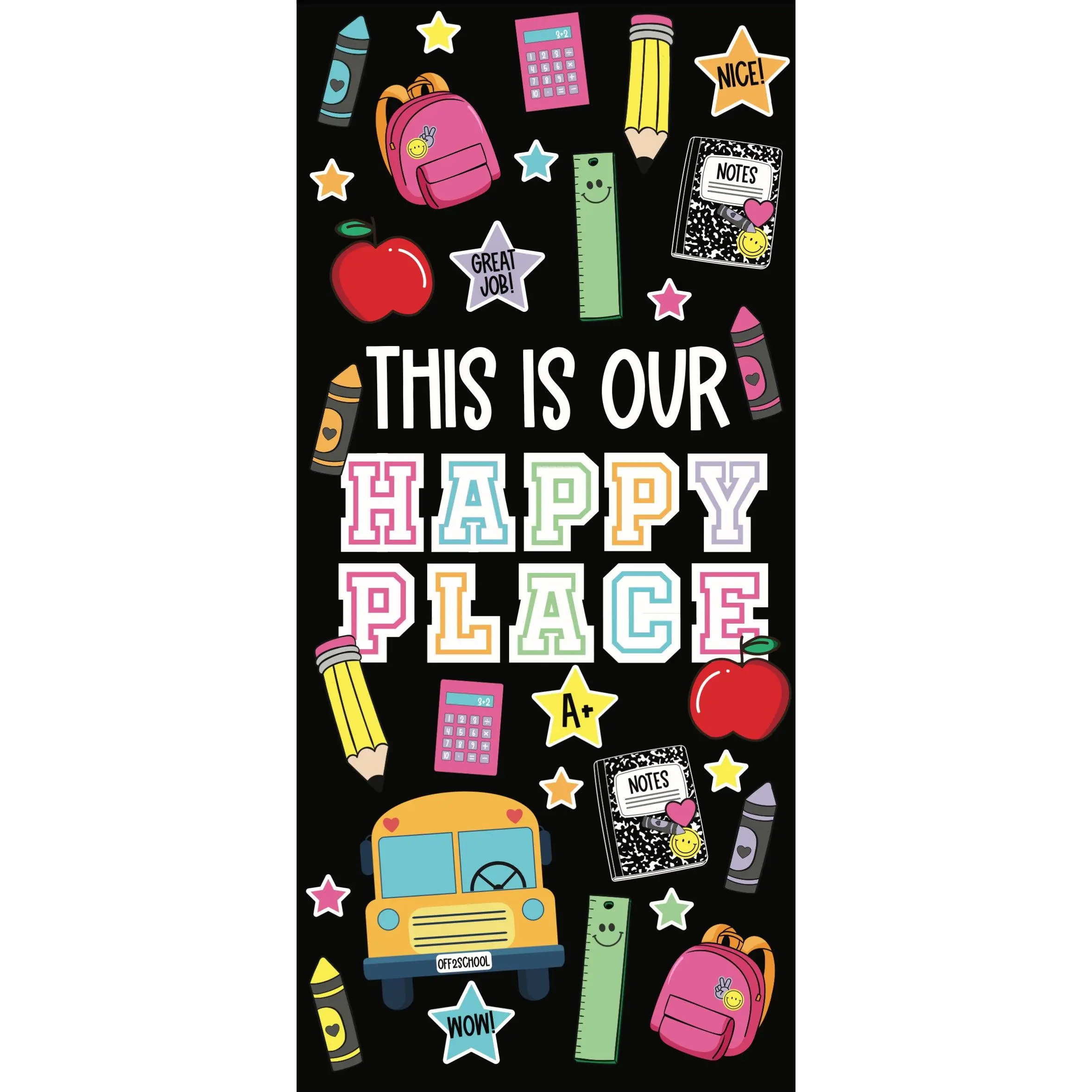 This Is Our Happy Place - Door Decor Kit or Bulletin Door This Is Our Happy Place - Door Decor Kit or Bulletin Door