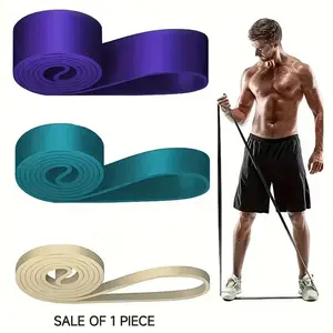 Random Color Sports Resistance Band, 1 Count Multi-purpose Training Elastic Band, Resistance Band for Slimming Bodybuilding Training, Gymtok, Fitness Training Band, Workout Band, Stretching Gear, Yoga Band