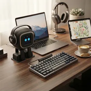 Cute AI Smart Desktop Robot Speaker with Voice Chat, Dancing & Interactive Companion