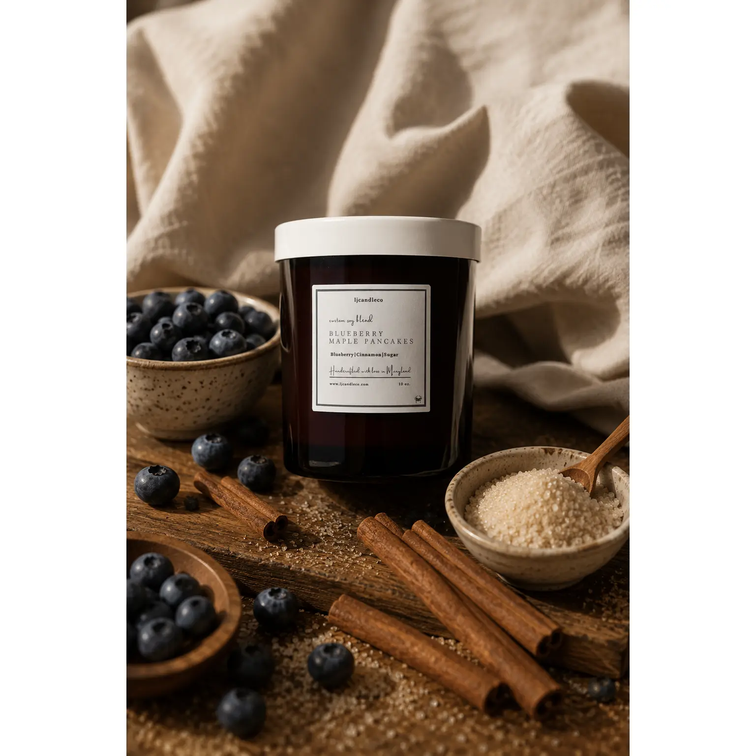 Blueberry Maple Pancake Candle, Cozy Fluffy Fragrance Candle for Room Decor, Home Supplies Home Decor Accent