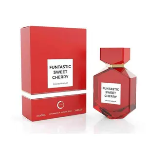 Funtastic Sweet Cherry Eau de Parfum 100ml - Red Cherry Scented Perfume for Women and Men